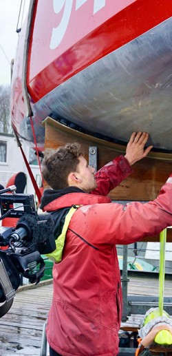 Gallery Lennart Burke wird vom NDR gefilmt