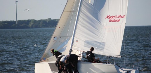 Melges Laika Segelkombinat Skipper Lennart Mittwochsregatta Stralsund
